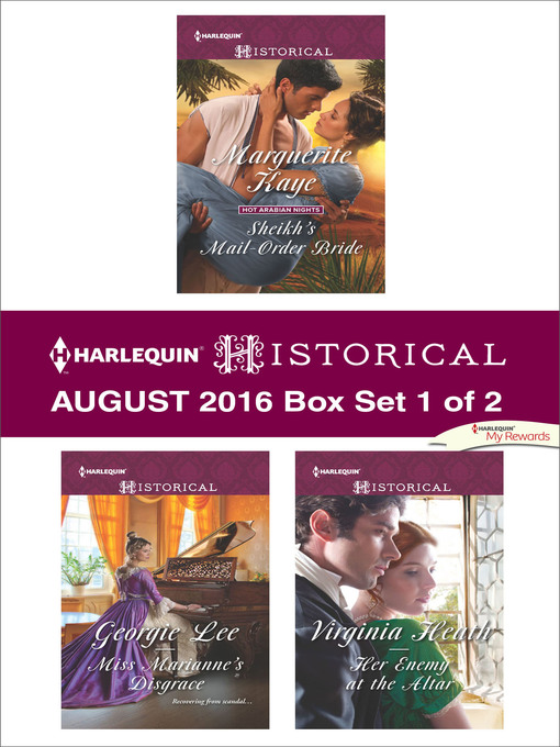 Title details for Harlequin Historical August 2016--Box Set 1 of 2 by Marguerite Kaye - Wait list
